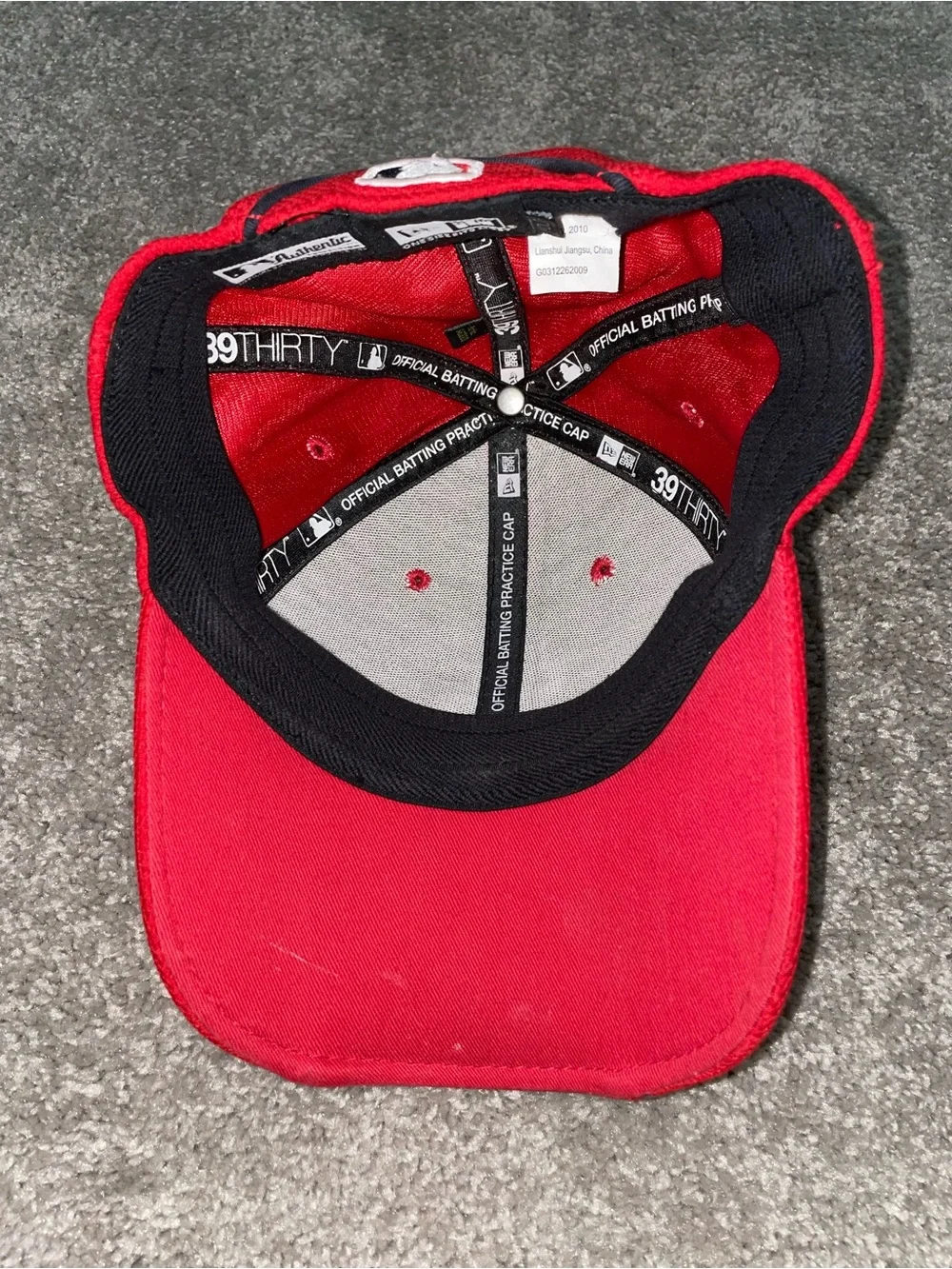 New Era St Louis Cardinals Baseball Cap Youth Official Batting Practice 39Thirty